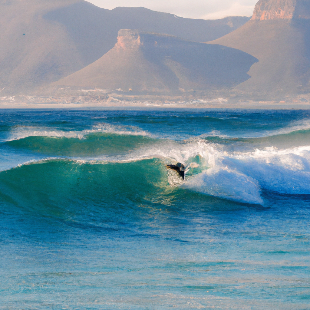Surfing in Big Bay