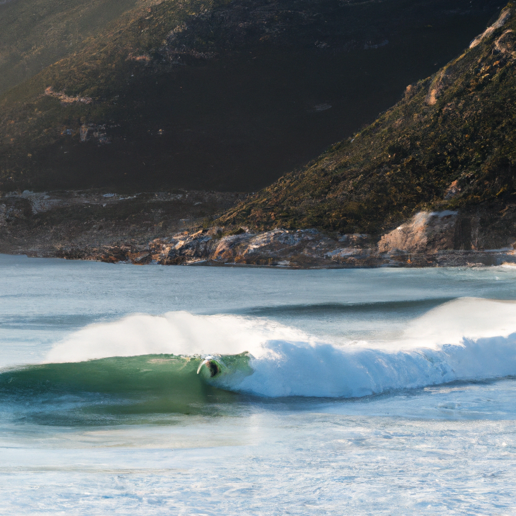 Surfing in Camps Bay