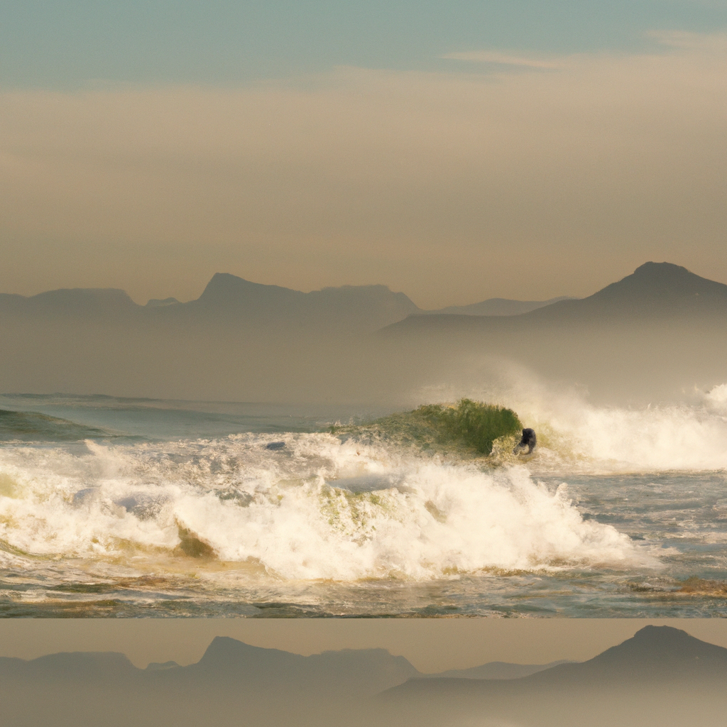 Surfing in Kalk Bay