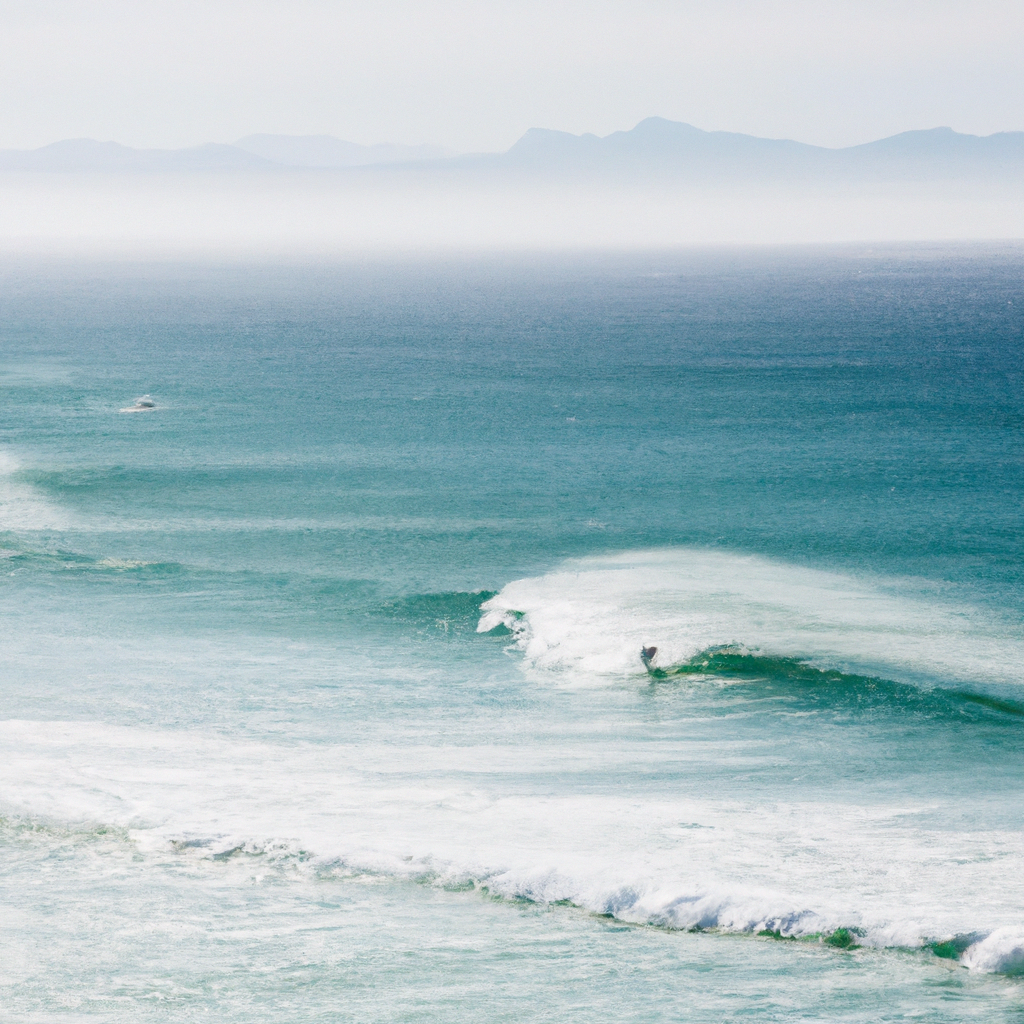 Surfing in Long Beach