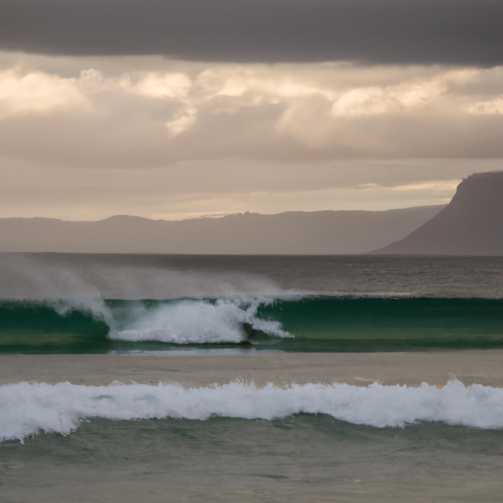 Surfing in Noordhoek