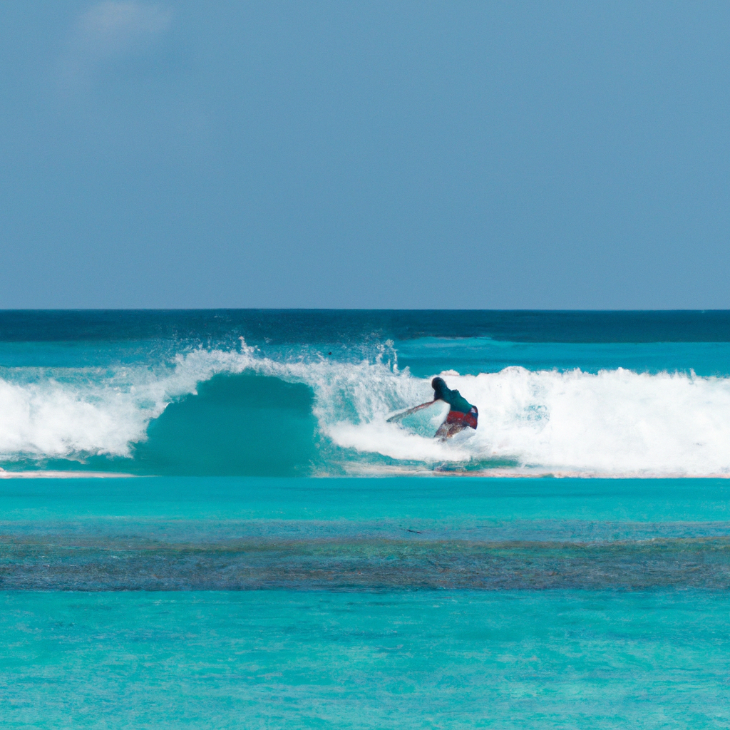 Surfing in Holhudhoo