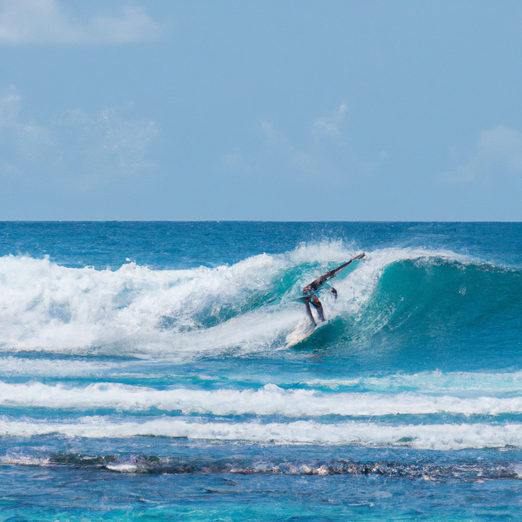 Surfing in Landhoo