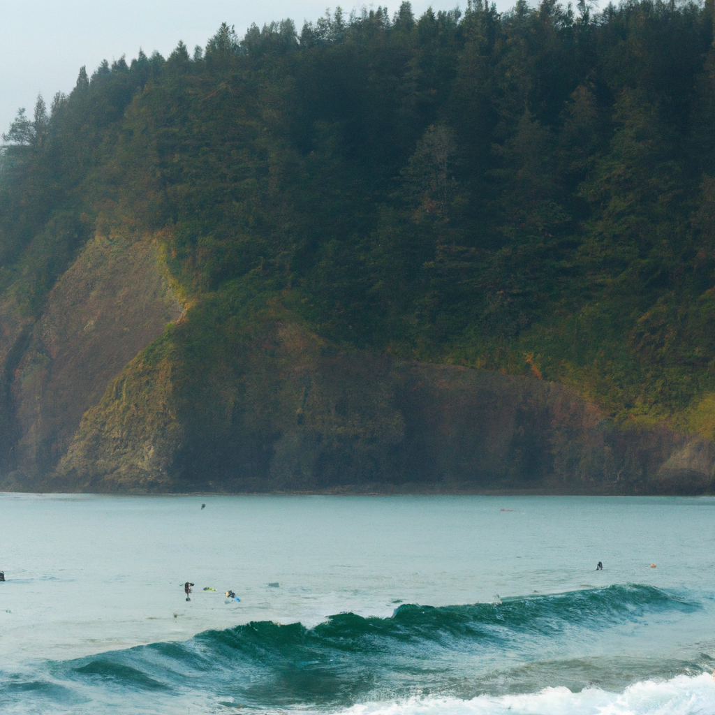 Surfing in Cape Disappointment - Deadmans