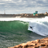 Surfing in Jack Beach