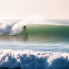 Surfing in Sables d'Or
