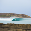 Surfing in Desert Point