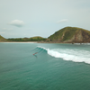 Surfing in Gerupuk Bay