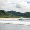 Surfing in Lakey Peak