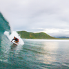 Surfing in Lakey Pipe