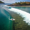 Surfing in Scar Reef