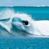 Surfing in Air Equator Left