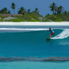 Surfing in Hanifaru Bay