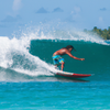 Surfing in Funadhoo