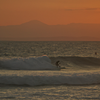 Surfing in Sunset
