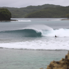 Surfing in Bobon Point