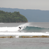 Surfing in Pilar Point