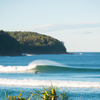Surfing in Copacabana Beach
