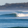 Surfing in Crescent Head
