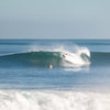 Surfing in Ballina Breakwall