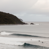 Surfing in Wategos Beach