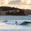 Surfing in Manly Beach