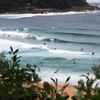 Surfing in Palm Beach