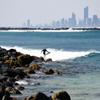 Surfing in Burleigh Heads