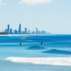 Surfing in Greenmount Beach