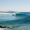 Surfing in Kirra