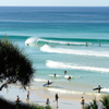 Surfing in Palm Beach