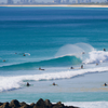 Surfing in Snapper Rocks