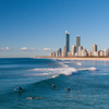 Surfing in Surfers Paradise