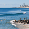 Surfing in Tugun