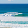 Surfing in Stradbroke Island