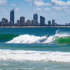 Surfing in Caloundra
