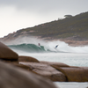Surfing in Bicheno