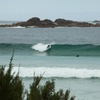 Surfing in Clifton Beach