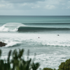 Surfing in Thirteenth Beach