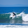 Surfing in Playa Escondida