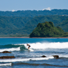 Surfing in Drake Bay
