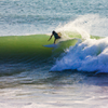Surfing in El Tunco