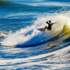 Surfing in Punta Roca