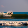 Surfing in El Cuco