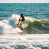 Surfing in Las Flores