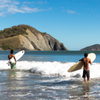 Surfing in Playa Yankee
