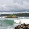 Surfing in Black Rock