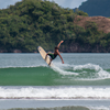 Surfing in Bluff Beach