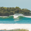 Surfing in Red Frog Beach