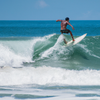 Surfing in Playa Madrono